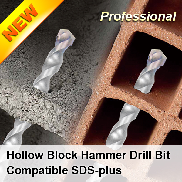 New - Professional --hollow Block Hammer сверло, совместимые SDS-Plus